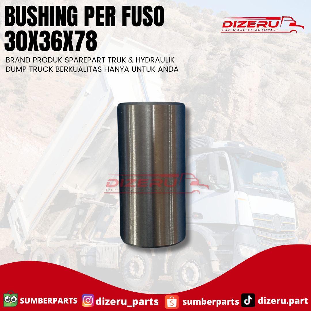 Bushing Per Fuso 30x36x78